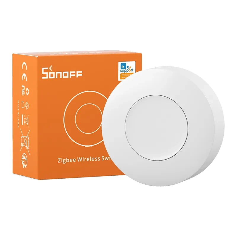 Smart Zigbee Wireless Button Sonoff SNZB-01P (rund fjernbetjening)