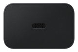 Samsung Wall Charger 45W, 4.05A, 1 x USB-C, with USB-C Cable, Black