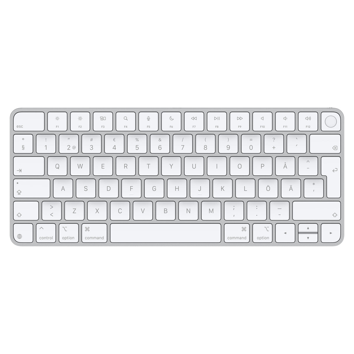 Apple Magic Keyboard med Touch ID til Mac-modeller med Silicon – svensk
