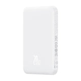 Magnetisk Mini Powerbank Baseus 5000mAh, USB-C 20W (hvid)
