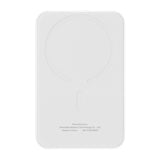 Magnetisk Mini Powerbank Baseus 5000mAh, USB-C 20W (hvid)