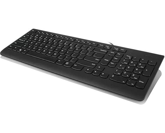 Lenovo 300 tastatur Universel USB QWERTY US engelsk Sort