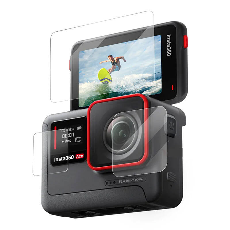 TELESIN hærdet glas til Insta360 Ace Pro / Ace kamera