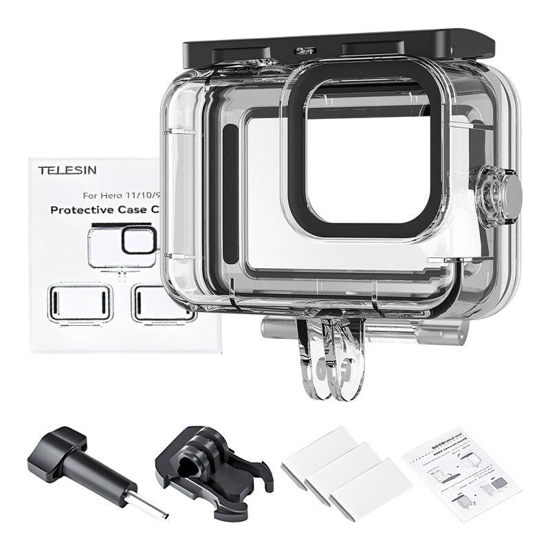 Beskyttelsescase combo TELESIN til GoPro Hero 12/11/10/9