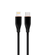 Gembird GMB Audio CC-USB2S-CM8PM-1.5M-BK Lightning kabel 1,5 m Sort