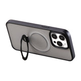 Joyroom JR-BP004 Magnetisk beskyttelsesfoder med holder til iPhone 15 (sort)