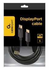 Gembird CC-DP2-10 DisplayPort kabel 3 m Sort