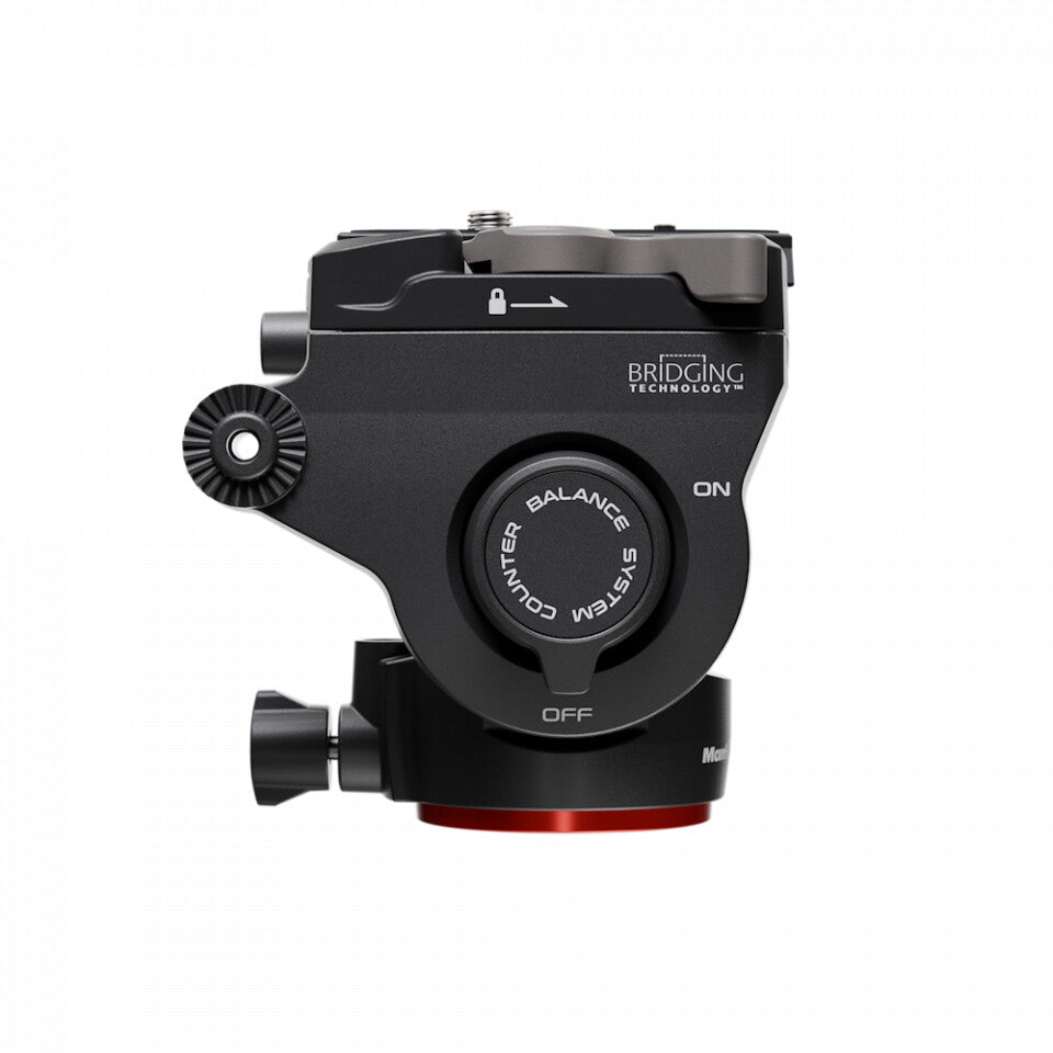 Manfrotto 500X Fluid Head stativhoved Sort Aluminium, Technopolymer 1/4, 3/8" Væske
