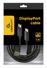 Gembird CC-DP2-6 DisplayPort kabel 1,8 m Sort