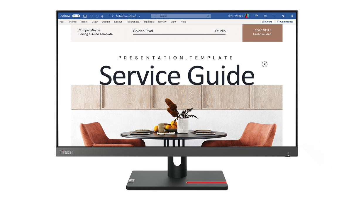 Lenovo ThinkVision S24i-30 LED display 60,5 cm (23.8") 1920 x 1080 pixel Fuld HD Sort