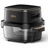 MOVA AF20 PRO frituregryde Enkelt 4 L Enkeltstående 1700 W Varmluftsteger Sort, Guld