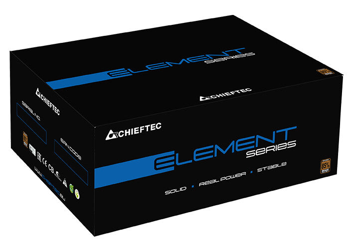 Chieftec ELP-600S enhed til strømforsyning 600 W 20+4 pin ATX PS/2 Sort