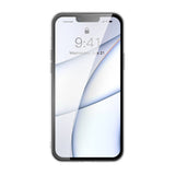 Baseus Frosted Glass Case til iPhone 13 Pro (sort) + hærdet glas