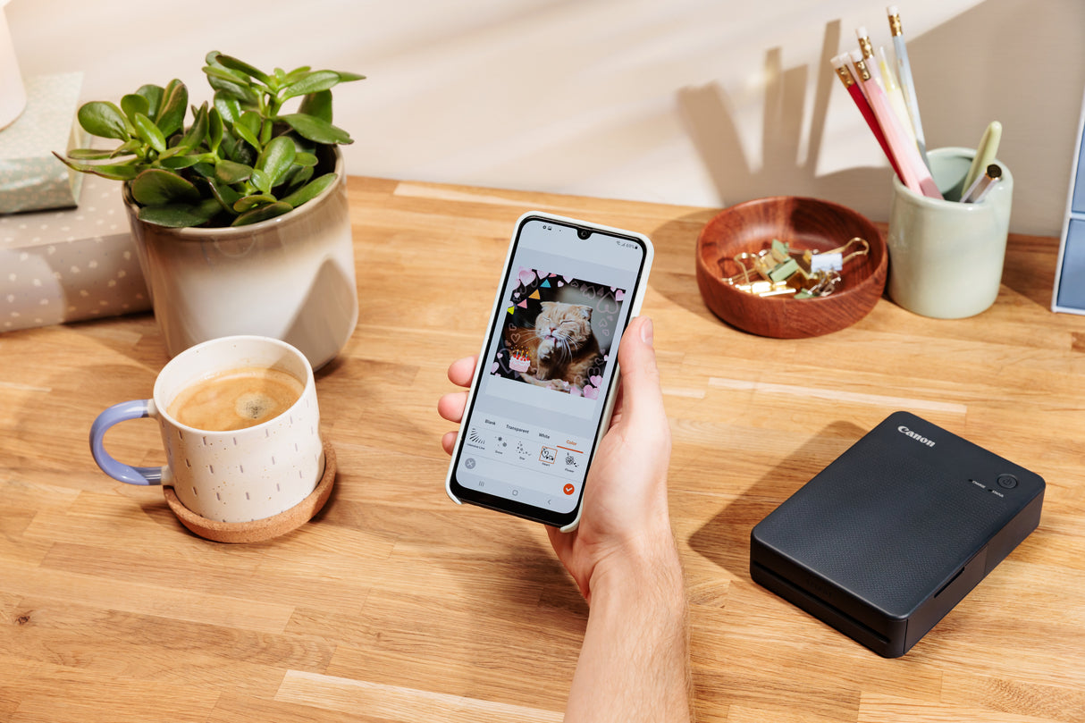 Canon SELPHY QX20 WH fotoprinter Farvesublimation 287 x 287 dpi 2.8" x 3.3" (7.2x8.5cm) Wi-Fi