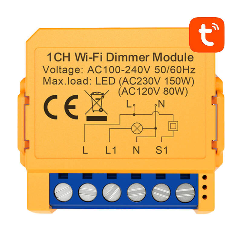 Smart stikkontakt WiFi Avatto DMS16-2 TUYA