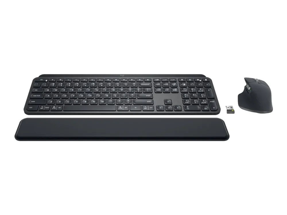 Logitech® | MX Keys Combo for Business - Tastatur og mus-sæt - bagbelyst - trådløs - Bluetooth LE - QWERTY - Pan Nordic - grafit