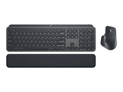 Logitech® | MX Keys Combo for Business - Tastatur og mus-sæt - bagbelyst - trådløs - Bluetooth LE - QWERTY - Pan Nordic - grafit