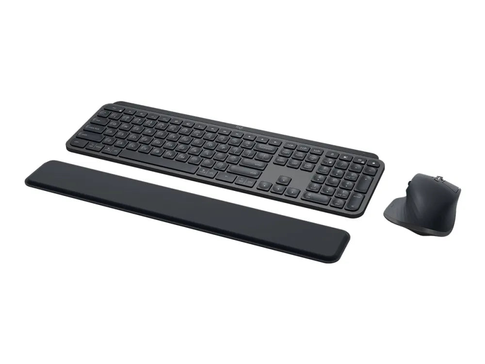 Logitech® | MX Keys Combo for Business - Tastatur og mus-sæt - bagbelyst - trådløs - Bluetooth LE - QWERTY - Pan Nordic - grafit