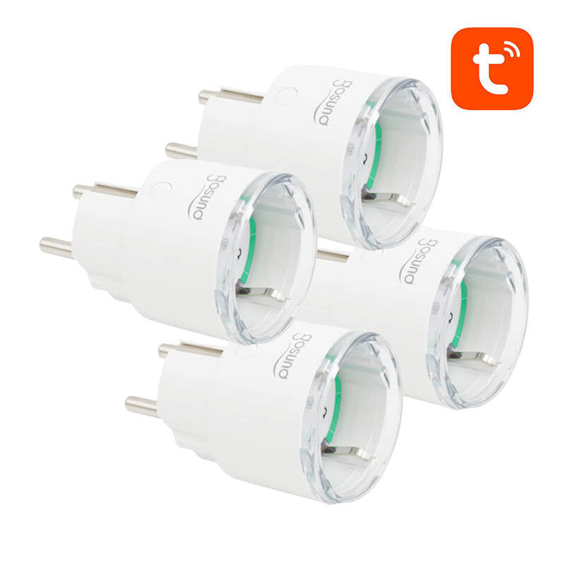 Smart plug WiFi Gosund SP111 3680W 16A, Tuya 4-pakke