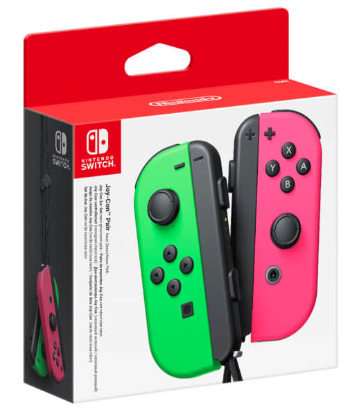 Nintendo Joy-Con Sort, Grøn, Lyserød Bluetooth Gamepad Analog/digital Nintendo Switch