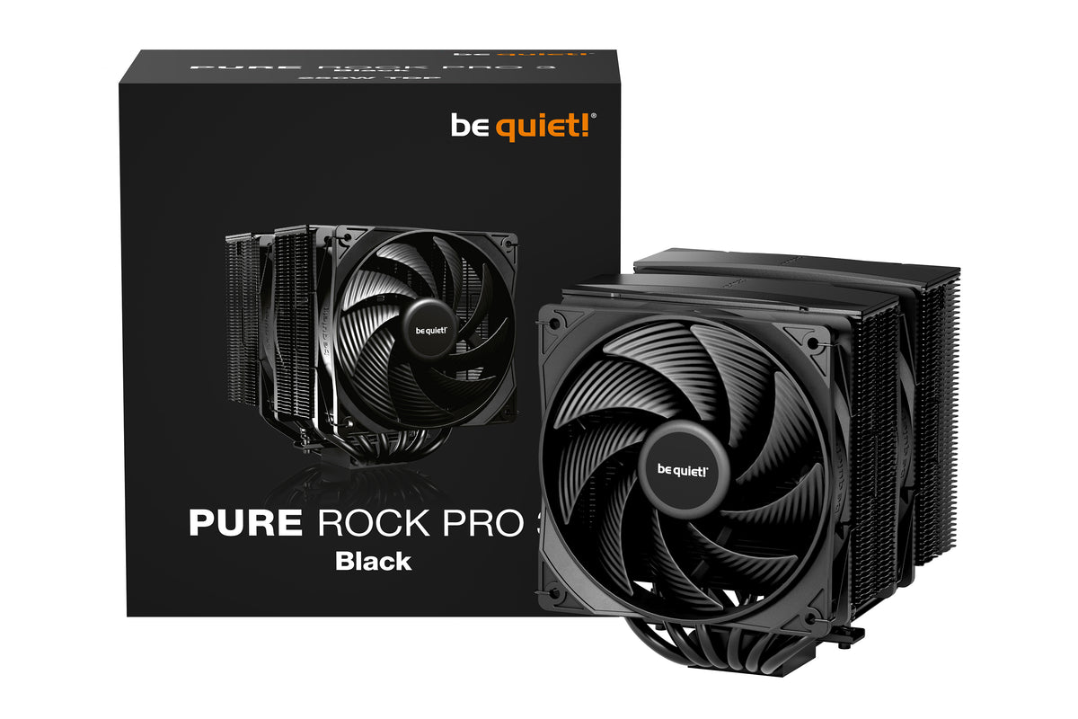 be quiet! Pure Rock Pro 3 Processor-køler Intel/AMD 1-pack Sort 120 mm