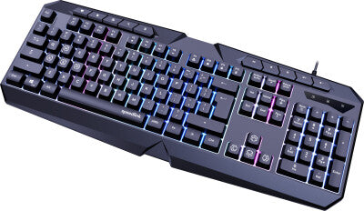 SPEEDLINK LUDICIUM tastatur Spil USB QWERTY Engelsk Sort