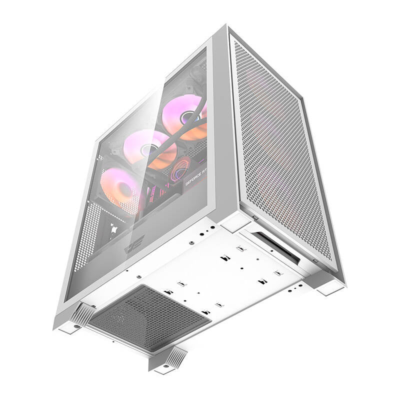 Darkflash DRX70 MESH computer case (hvid) + 4 RGB fans