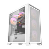Darkflash DRX70 MESH computer case (hvid) + 4 RGB fans