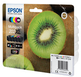 Epson Kiwi 202XL blækpatron 1 stk Original Højt (XL) udbytte Sort, Foto sort, Blå, Magenta, Gul