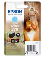 Epson Squirrel C13T37854010 blækpatron 1 stk Original Standard udbytte Lys cyan