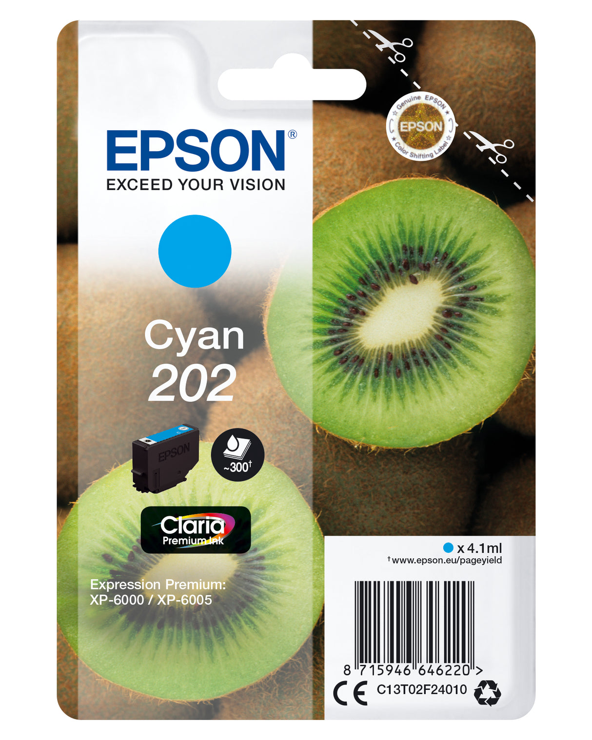 T202 Cyan Ink Cartridge