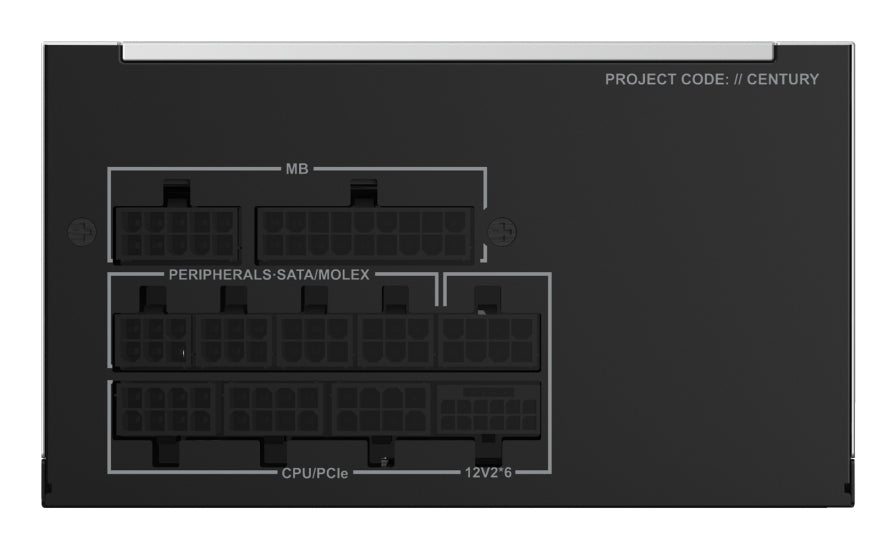 Montech CENTURY II enhed til strømforsyning 850 W 20+4 pin ATX ATX Sølv, Sort