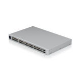 Ubiquiti UniFi USW-48-POE netværksswitch Administreret L2 Gigabit Ethernet (10/100/1000) Strøm over Ethernet (PoE) 1U Rustfrit stål