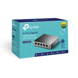 TP-Link TL-SG1005P Ikke administreret Gigabit Ethernet (10/100/1000) Strøm over Ethernet (PoE) Sort