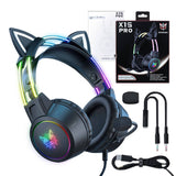 ONIKUMA X15 PRO Gaming headset Cat (Sort)