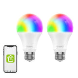 Smart Bulb WiFi RGB LED Gosund WB4-2 E27 (2-pakke) Tuya