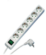Vivanco EBLS 6S Sort 6 AC stikkontakt(er) 1,4 m