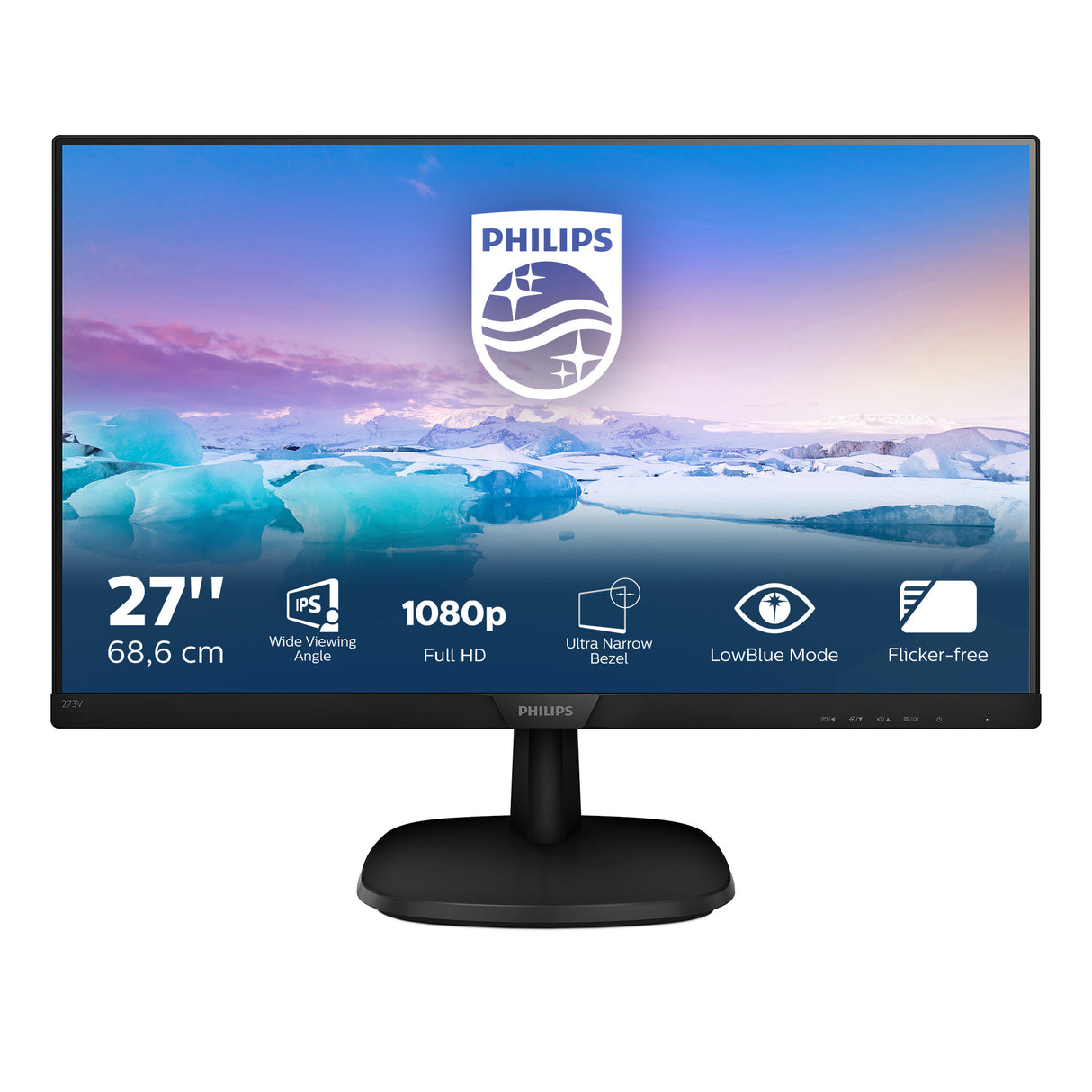 Philips V Line Full HD LCD-skærm 273V7QJAB/00
