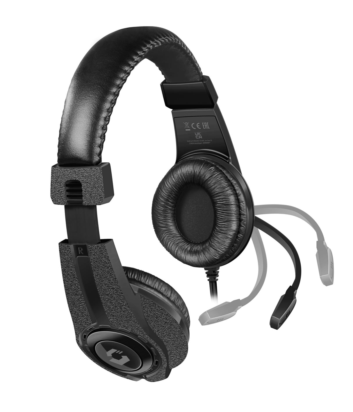SPEEDLINK LEGATOS Hovedtelefoner Ledningsført Headset Spil Sort