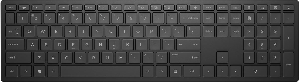 HP Pavilion Wireless 600 Black Tastatur Trådløs