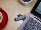 SanDisk SDDDE1-1T00-G46 USB-nøgle 1 TB USB Type-C/USB Type-A 3.2 Gen 2 (3.1 Gen 2) Sort