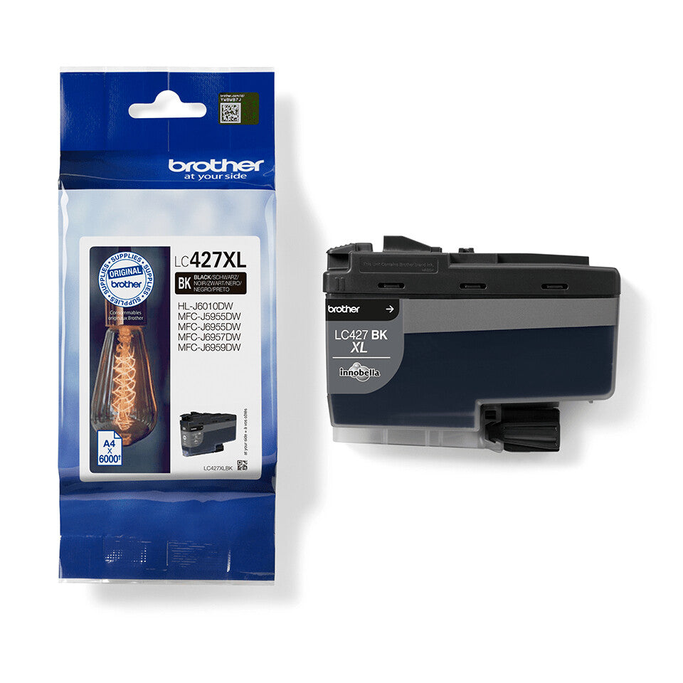 Brother LC-427XLBK blækpatron 1 stk Original Højt (XL) udbytte Sort