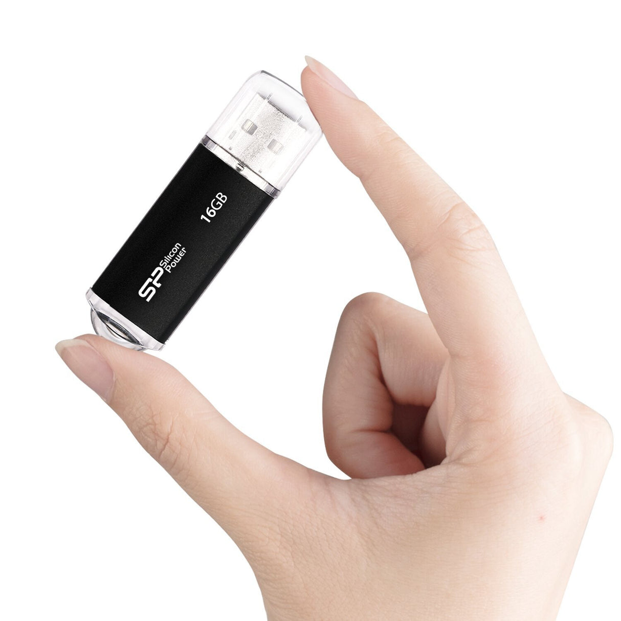 Silicon Power Ultima Ⅱ USB-nøgle 16 GB USB Type-A 2.0 Sort