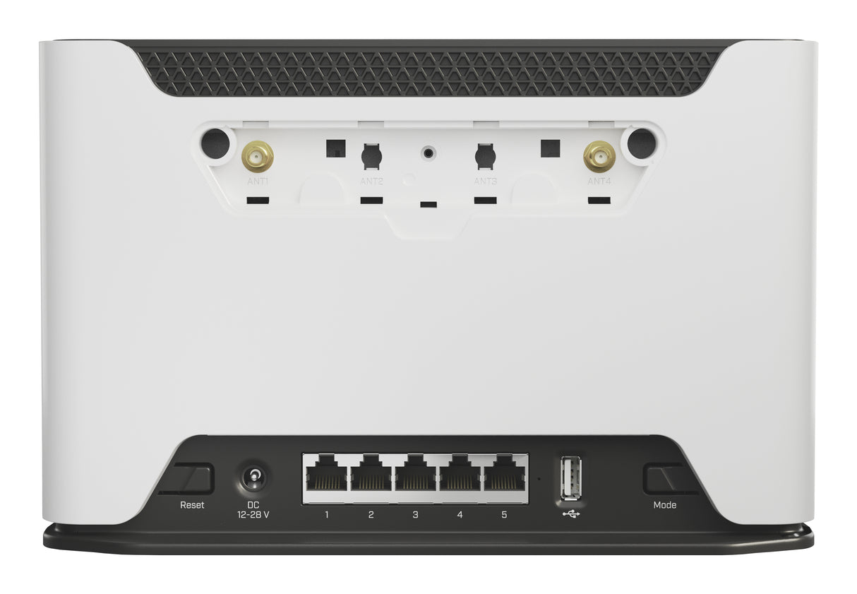 Mikrotik Chateau LTE12 trådløs router Gigabit Ethernet Dual-band (2,4 GHz / 5 GHz) 4G Sort, Hvid