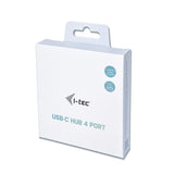 i-tec Metal C31HUBMETAL403 interface hub USB 3.2 Gen 1 (3.1 Gen 1) Type-C 5000 Mbit/s Grå