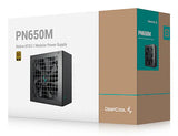 DeepCool PN650M enhed til strømforsyning 650 W 20+4 pin ATX ATX Sort