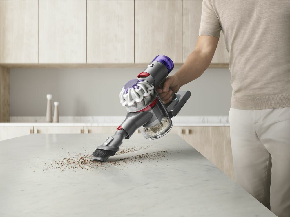Dyson V8 Advanced 2-i-1 stangstøvsuger Batteri Dry Poseløs Nikkel, Sølv