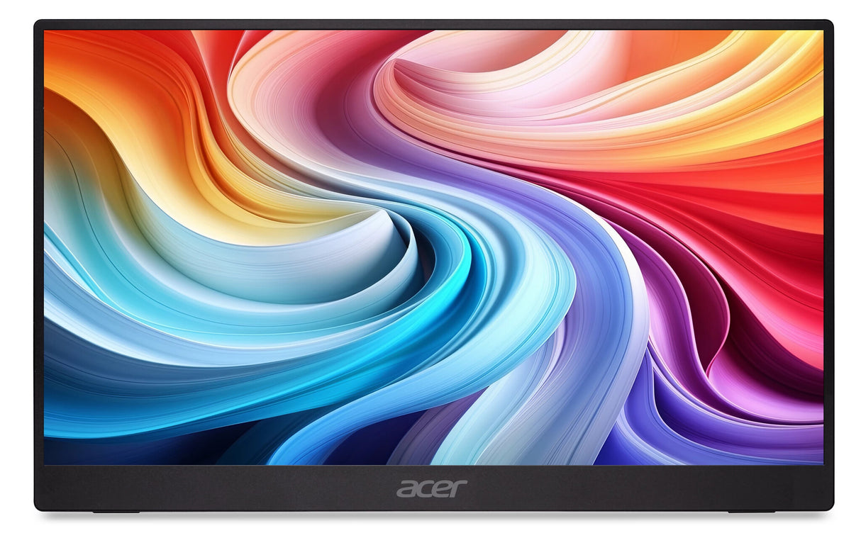 Acer PM161QB1bmiuux Bærbar skærm Sort 39,6 cm (15.6") 1920 x 1080 pixel