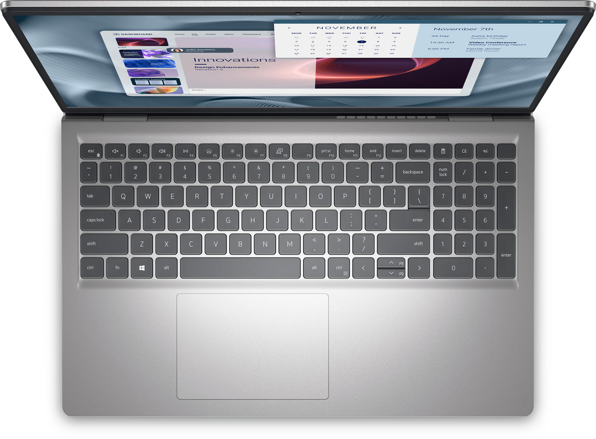 DELL Pro 15 Essential PV15250 Intel® Core™ i5 i5-1334U Laptop 39,6 cm (15.6") Fuld HD 16 GB DDR5-SDRAM 1 TB SSD Wi-Fi 6 (802.11ax) Windows 11 Home Platin, Sølv
