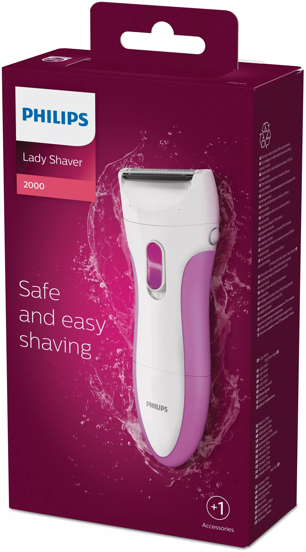 Philips SatinShave Essential HP6341/00 Skånsom og effektiv hårfjerning